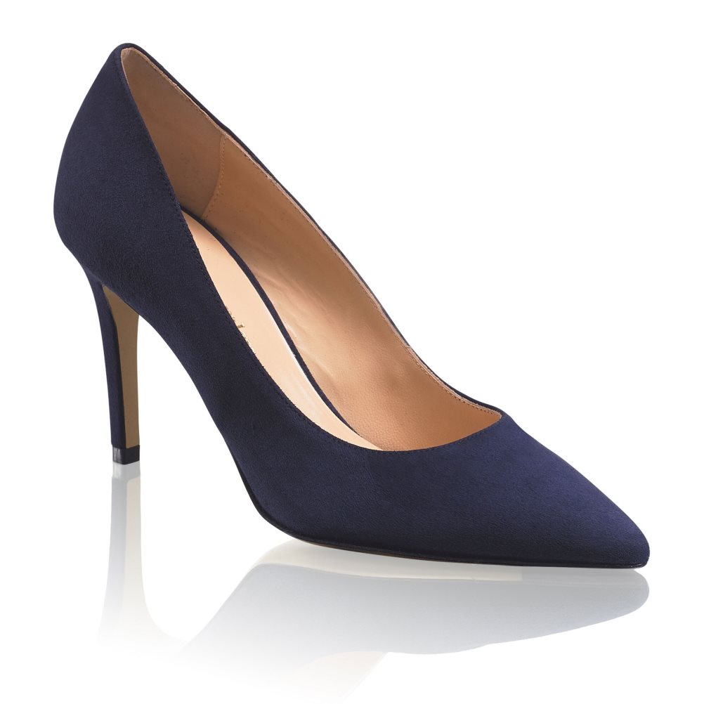 Russell And Bromley 85mm Stiletto Topuklu Ayakkabılar Kadın Lacivert | GREMFD017