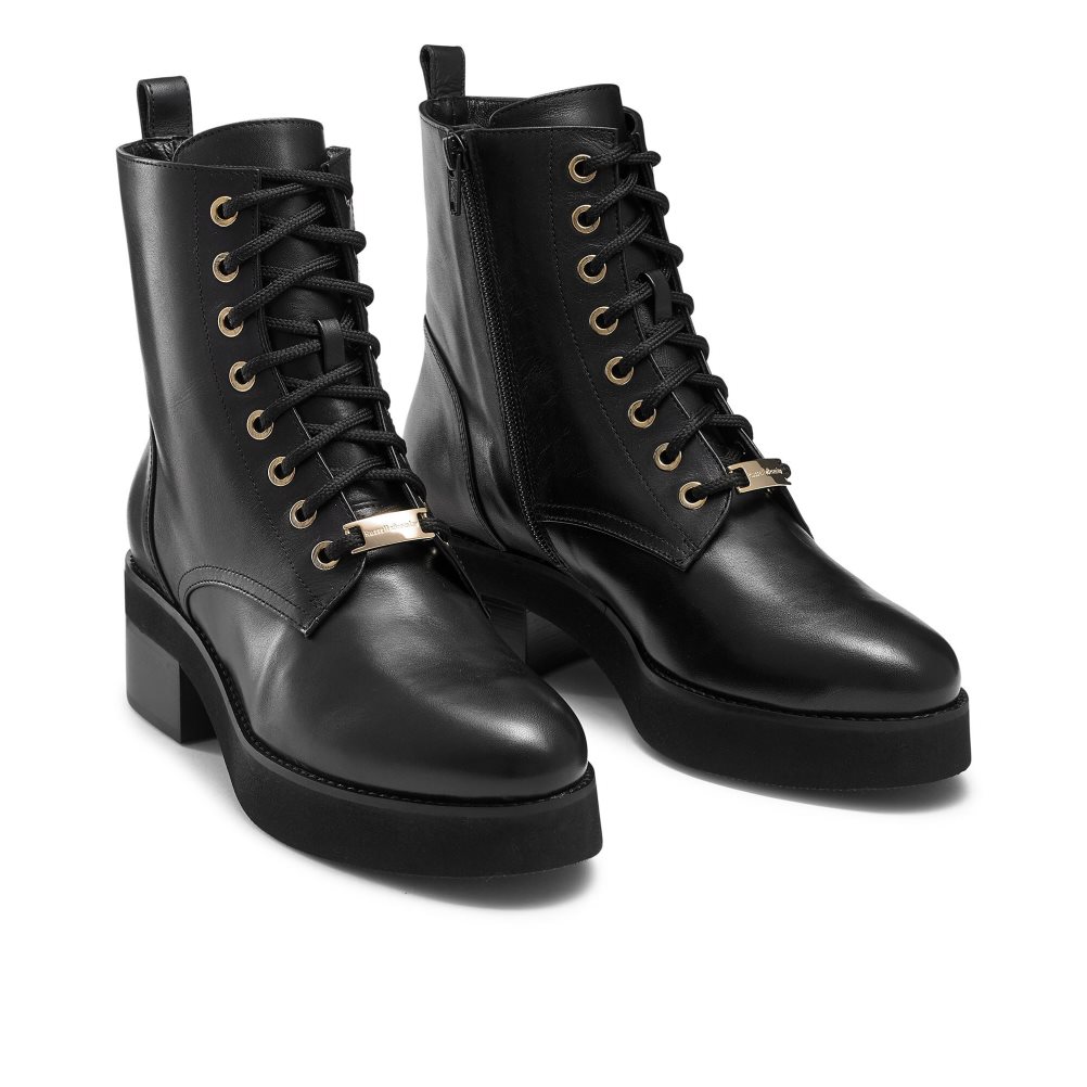 Russell And Bromley Atom Dantel-up Bilek Boy Bot Kadın Siyah | BALISM683