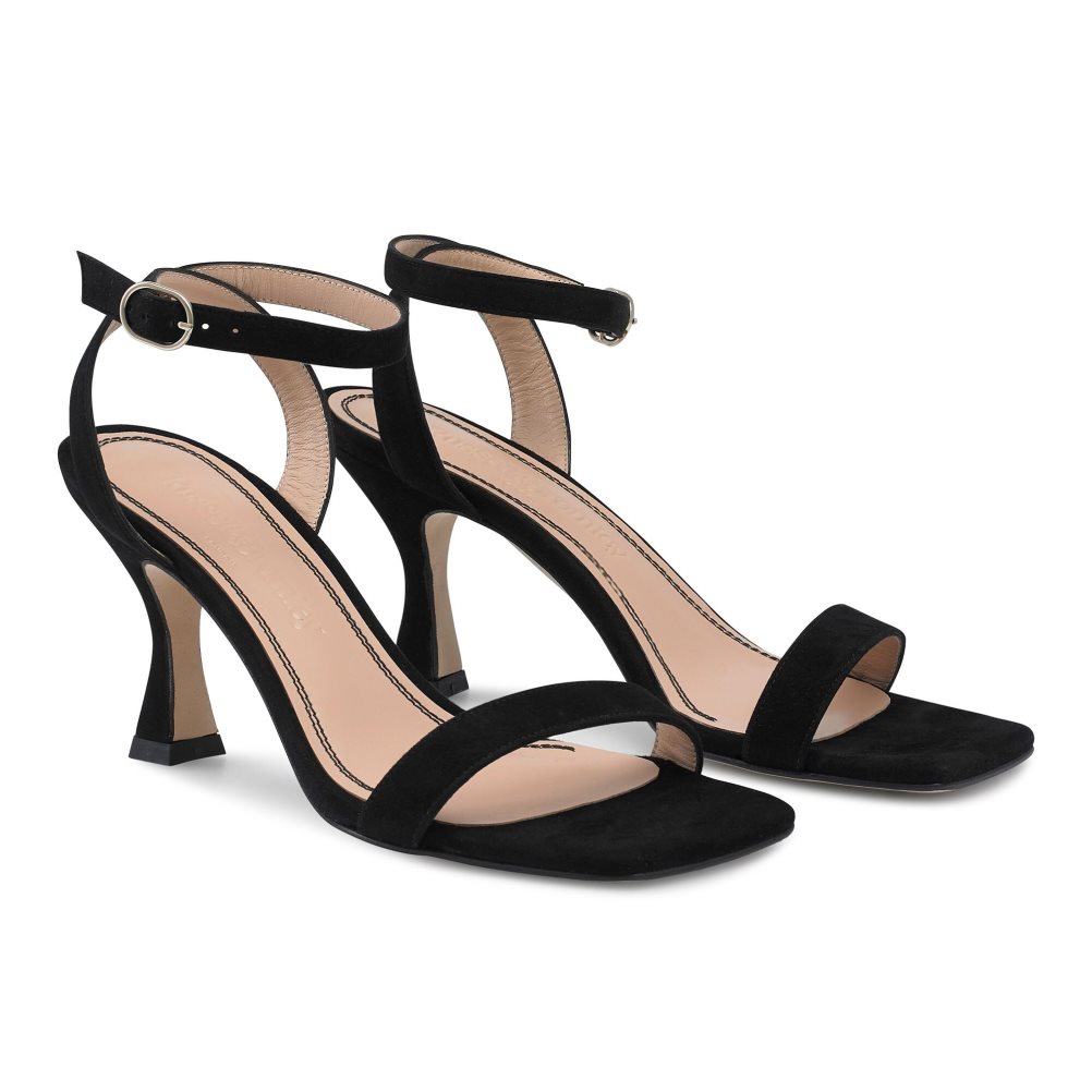 Russell And Bromley Negroni Two Part Topuklu Sandalet Kadın Siyah | GIMZLB318