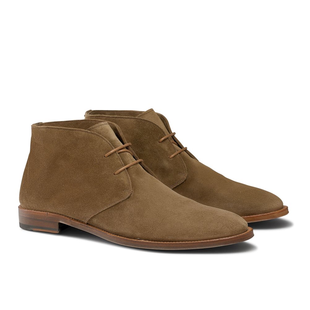 Russell And Bromley Pall Mall Unlined Chukka Bot Erkek Kahverengi | XKBGOL803