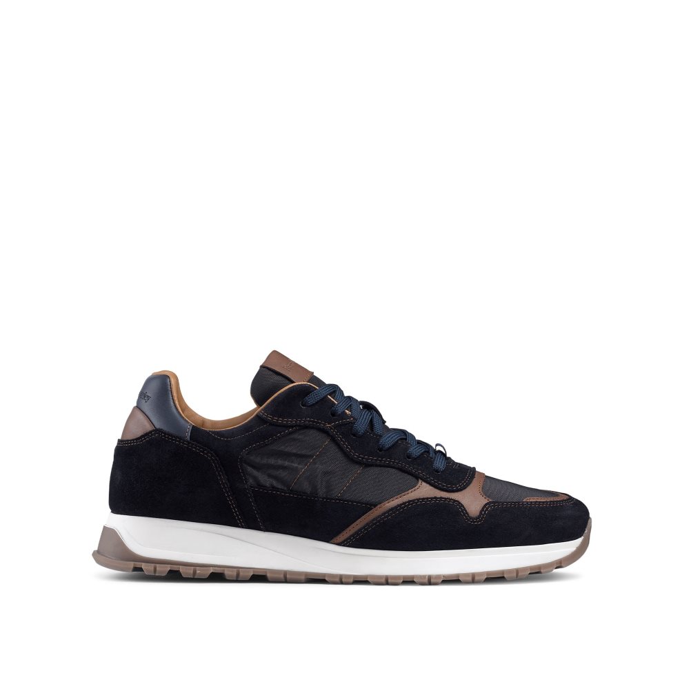 Russell And Bromley Rannoch Oxford Dantel Runner Spor Ayakkabı Erkek Siyah Lacivert | TBZYXV173