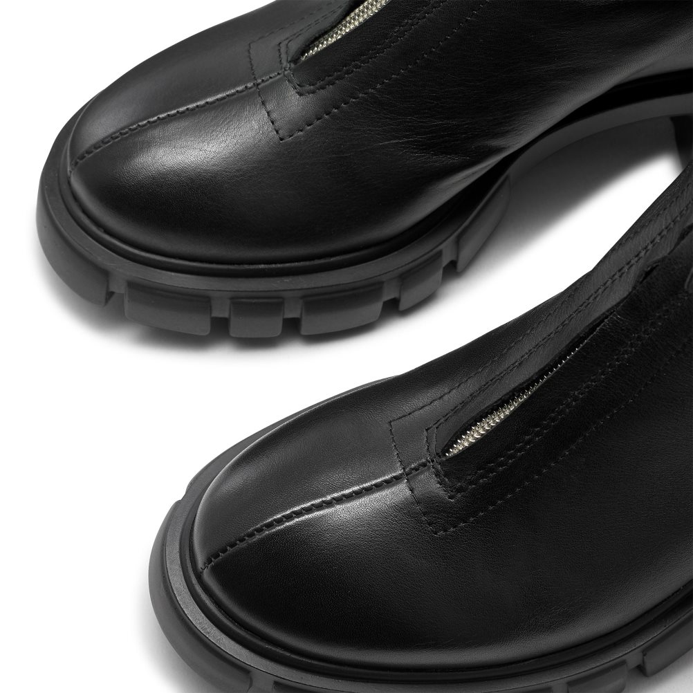 Russell And Bromley Zipabout Zip Front Tıknaz Çizmeler Kadın Siyah | ZUNHEK930