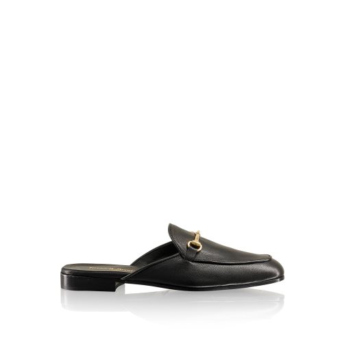 Russell And Bromley Backless Loafer Ayakkabı Kadın Siyah | MKVOWZ673