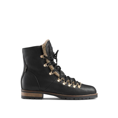 Russell And Bromley Bear Warm Astar Dantel Up Bilek Boy Bot Kadın Siyah | NXYOME314