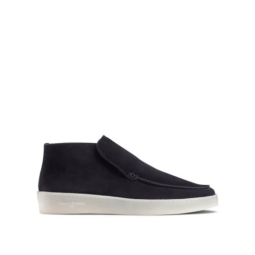 Russell And Bromley Monterey Slip On Chukka Bot Erkek Lacivert | XRNVPA971