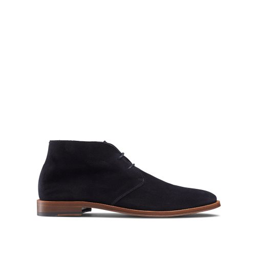 Russell And Bromley Pall Mall Unlined Chukka Bot Erkek Lacivert | PBWOIE359