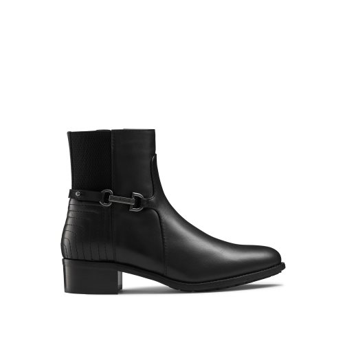 Russell And Bromley Rein Fall Elastic Back Bilek Boy Bot Kadın Siyah | GQAZTI528