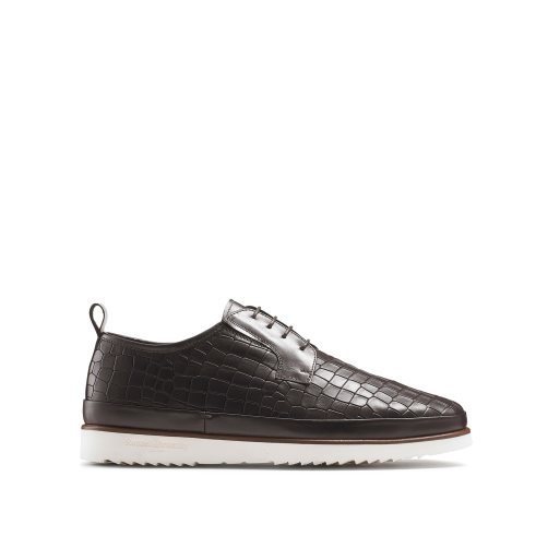 Russell And Bromley San Carlo Derby Dantel Hibrit Spor Ayakkabı Erkek Koyu Kahverengi | STNBFJ301